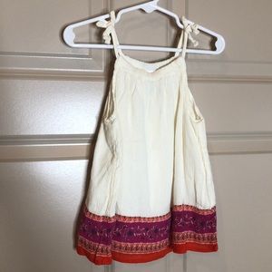 Old Navy 5t cream summer dress
